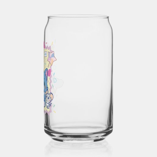 Anime Tom en Jerry Strawberry Fun Blikvorm Glas (Links)