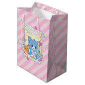 Anime Tom en Jerry Strawberry Fun Medium Cadeauzakje (Achterkant Gekanteld)