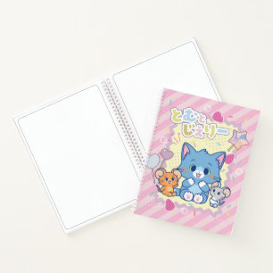 Anime Tom en Jerry Strawberry Fun Notitieboek
