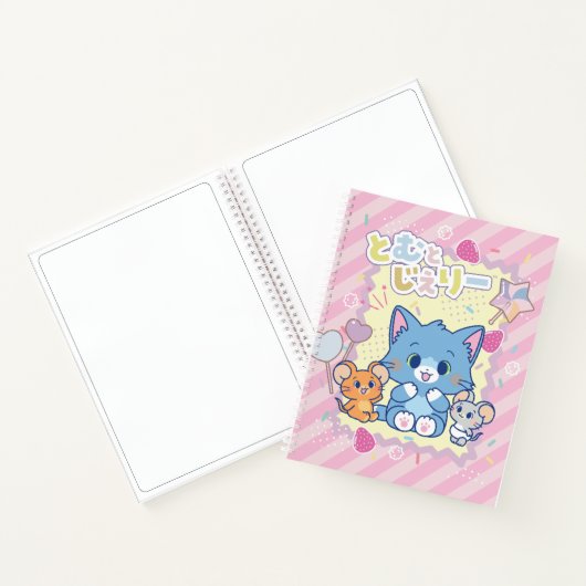 Anime Tom en Jerry Strawberry Fun Notitieboek (Binnen)