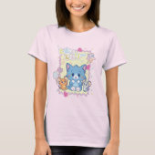 Anime Tom en Jerry Strawberry Fun T-shirt (Voorkant)