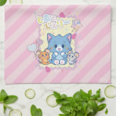 Anime Tom en Jerry Strawberry Fun Theedoek (Gevouwen)