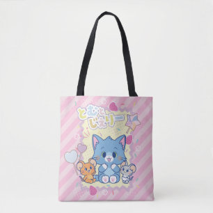 Anime Tom en Jerry Strawberry Fun Tote Bag