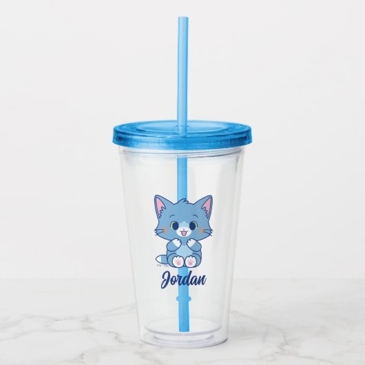 Anime Tom en Jerry - Tom Acryl Drinkbeker (Voorkant)