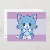 Anime Tom en Jerry - Tom Briefkaart (Voorkant / Achterkant)