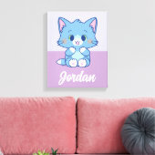 Anime Tom en Jerry - Tom Canvas Afdruk (Insitu (Woonkamer))