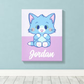 Anime Tom en Jerry - Tom Canvas Afdruk (Insitu (Houten vloer))