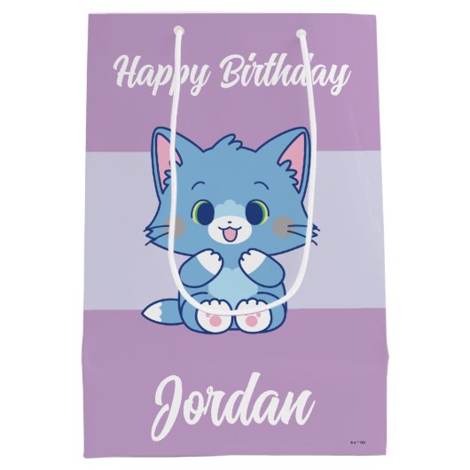 Anime Tom en Jerry - Tom Medium Cadeauzakje (Achterkant)