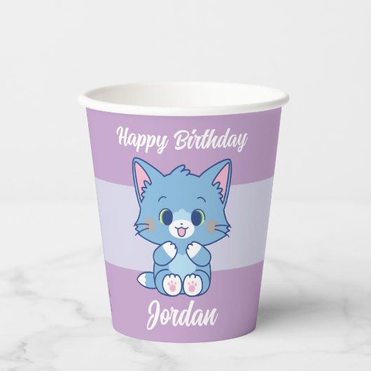 Anime Tom en Jerry - Tom Papieren Bekers (Voorkant)