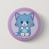 Anime Tom en Jerry - Tom Ronde Button 5,7 Cm (Voorkant)