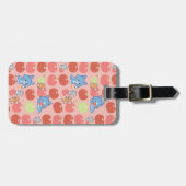 Anime Tom, Jerry en Tuffy Apple Patroon Bagagelabel (Voorkant horizontaal)