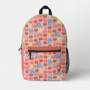 Anime Tom, Jerry en Tuffy Apple Patroon Bedrukte Rugzak