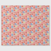 Anime Tom, Jerry en Tuffy Apple Patroon Cadeaupapier (Vlak)