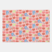 Anime Tom, Jerry en Tuffy Apple Patroon Inpakpapier Vel (Voorkant 2)