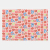 Anime Tom, Jerry en Tuffy Apple Patroon Inpakpapier Vel (Voorkant)