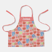 Anime Tom, Jerry en Tuffy Apple Patroon Schort (Voorkant)