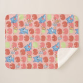 Anime Tom, Jerry en Tuffy Apple Patroon Sherpa Deken (Voorkant (horizontaal))