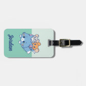 Anime Tom, Jerry en Tuffy Bagagelabel (Voorkant horizontaal)