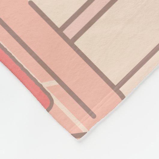 Anime Tom, Jerry en Tuffy Bakery Fleece Deken (Hoek)