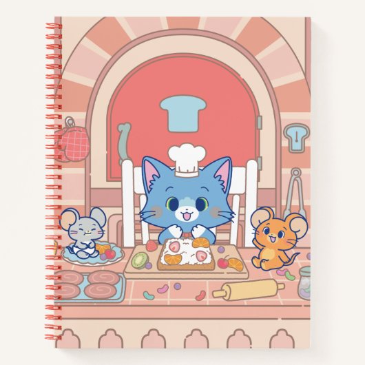 Anime Tom, Jerry en Tuffy Bakery Notitieboek (Voorkant)