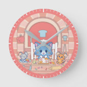 Anime Tom, Jerry en Tuffy Bakery Ronde Klok (Voorkant)