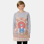 Anime Tom, Jerry en Tuffy Bakery Schort (Gedragen)