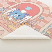 Anime Tom, Jerry en Tuffy Bakery Sherpa Deken (3/4)
