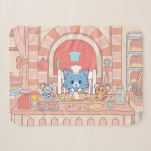 Anime Tom, Jerry en Tuffy Bakery Sherpa Deken