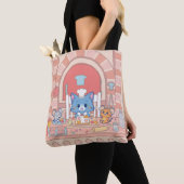 Anime Tom, Jerry en Tuffy Bakery Tote Bag (Dichtbij)