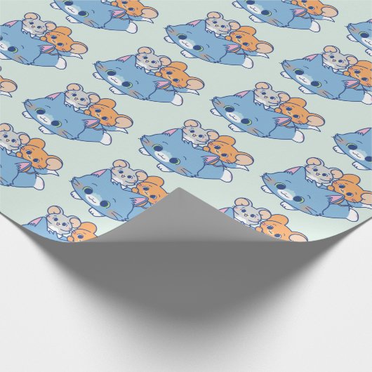 Anime Tom, Jerry en Tuffy Cadeaupapier (Hoek)