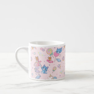 Anime Tom, Jerry en Tuffy Candyland Patroon Espresso Kop