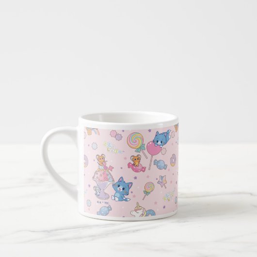 Anime Tom, Jerry en Tuffy Candyland Patroon Espresso Kop (Links)