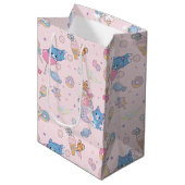 Anime Tom, Jerry en Tuffy Candyland Patroon Medium Cadeauzakje (Voorkant Gekanteld)