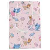 Anime Tom, Jerry en Tuffy Candyland Patroon Medium Cadeauzakje (Voorkant)