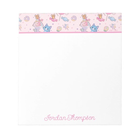 Anime Tom, Jerry en Tuffy Candyland Patroon Notitieblok (Voorkant)