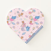 Anime Tom, Jerry en Tuffy Candyland Patroon Notitieboek (Achterkant)