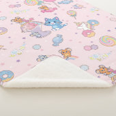 Anime Tom, Jerry en Tuffy Candyland Patroon Sherpa Deken (3/4)