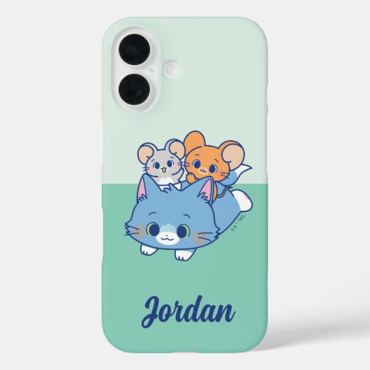 Anime Tom, Jerry en Tuffy Case-Mate iPhone Case (Achterkant)
