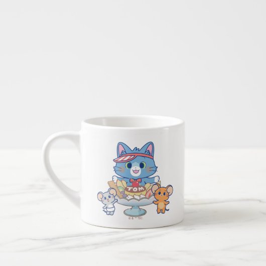 Anime Tom, Jerry en Tuffy Dessert Parlor Espresso Kop (Links)