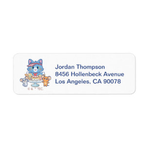 Anime Tom, Jerry en Tuffy Dessert Parlor Etiket