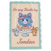 Anime Tom, Jerry en Tuffy Dessert Parlor Medium Cadeauzakje (Voorkant)