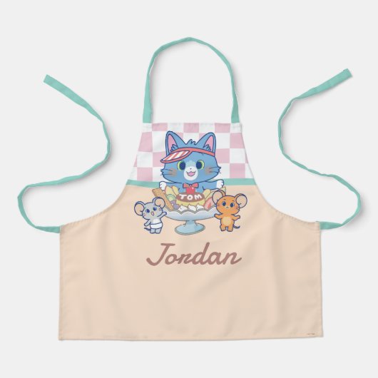 Anime Tom, Jerry en Tuffy Dessert Parlor Schort (Voorkant)