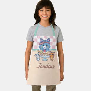 Anime Tom, Jerry en Tuffy Dessert Parlor Schort