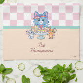 Anime Tom, Jerry en Tuffy Dessert Parlor Theedoek (Gevouwen)