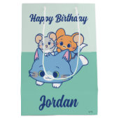 Anime Tom, Jerry en Tuffy Medium Cadeauzakje (Achterkant)