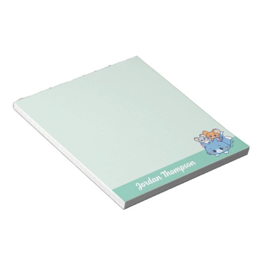 Anime Tom, Jerry en Tuffy Notitieblok (Schuin)