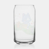 Anime Tom, Jerry en Tuffy Picnic Blikvorm Glas (Achterkant)