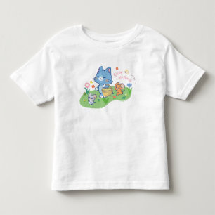 Anime Tom, Jerry en Tuffy Picnic Kinder Shirts