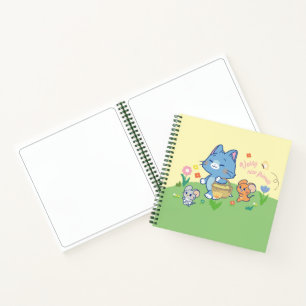 Anime Tom, Jerry en Tuffy Picnic Notitieboek