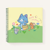 Anime Tom, Jerry en Tuffy Picnic Notitieboek (Voorkant)